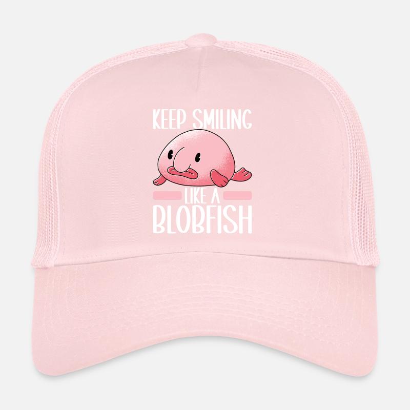 Poisson blob mignon poisson laid Casquette trucker 