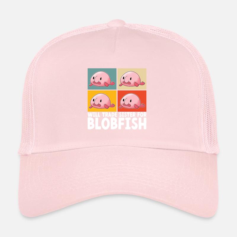 Poisson blob mignon poisson laid Casquette trucker 