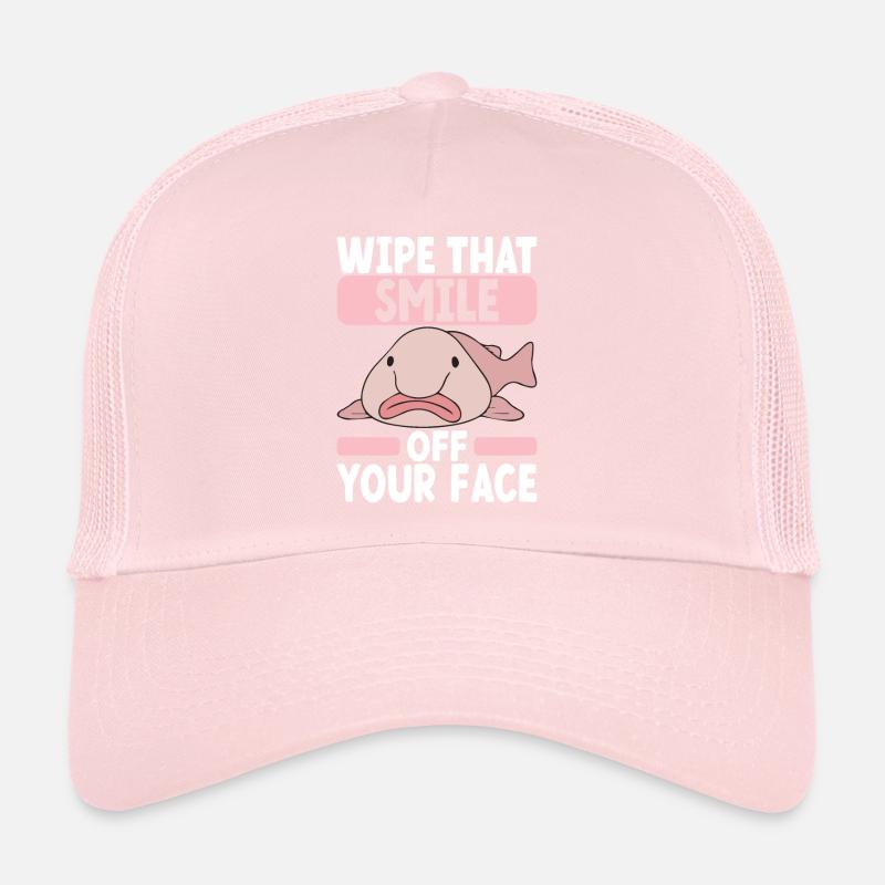 Poisson blob mignon poisson laid Casquette trucker 