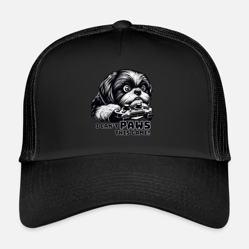 ShihTzu-Liebhaber, Computerspiel-Freak, Gamer Trucker Cap