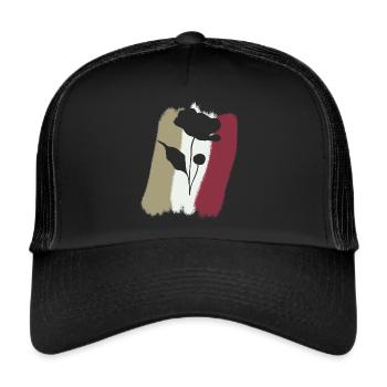 Florist Hobbygärtner - Trucker Cap - Schwarz/Schwarz - Vorne