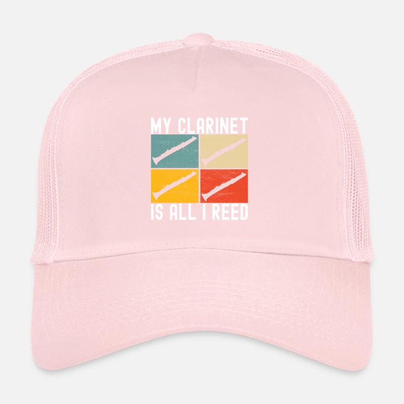 Clarinet Wind Instrument Clarinet player Trucker Cap