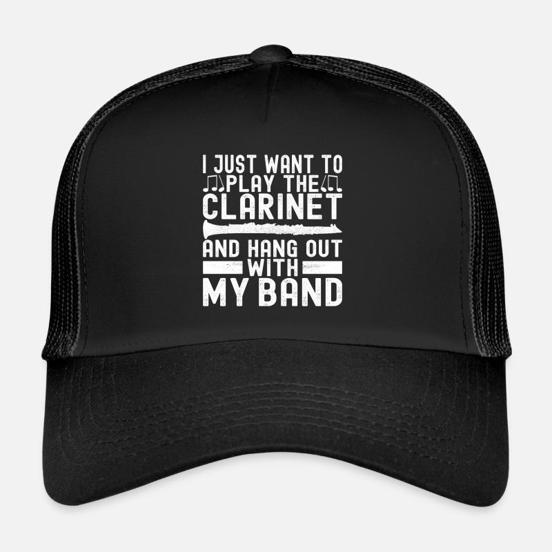 Clarinet Wind Instrument Clarinet player Trucker Cap