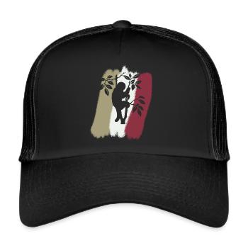 Sloth Chill Rest - Trucker Cap - black/black - Front