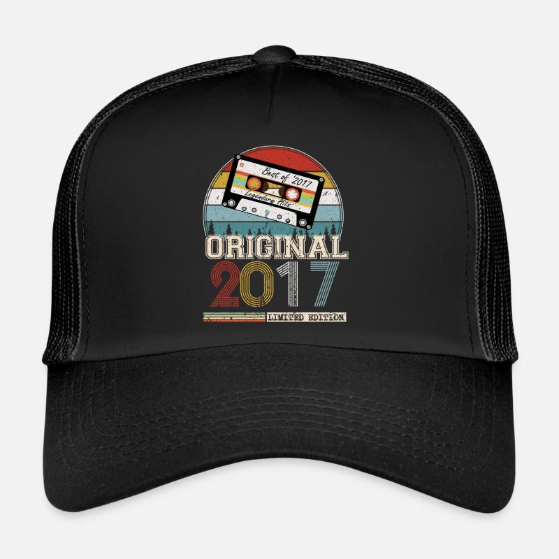 Vintage 2017 Cadeau Anniversaire 7 ans Casquette trucker 
