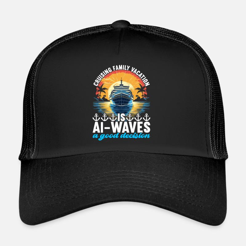 Kreuzfahrt Urlaub Kreuzfahrtschiff Trucker Cap