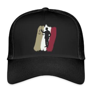 Lawyer Court - Trucker Cap - black/black - Front