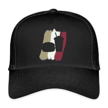 Snack Food Truck - Trucker Cap - black/black - Front
