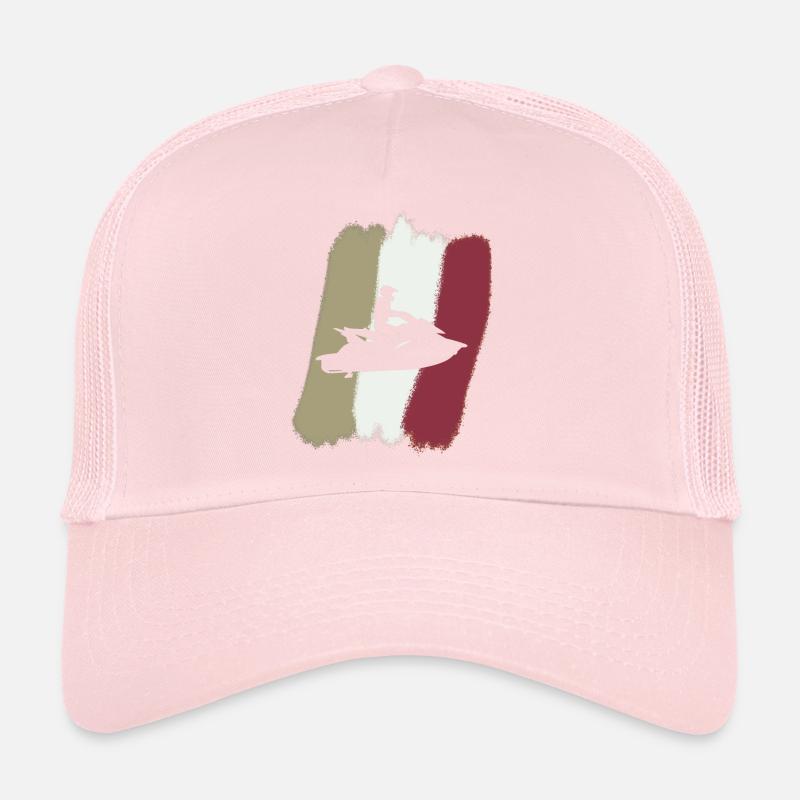 Jet Ski Boat Wakeskating Trucker Cap