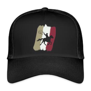 Cowboy Sheriff Ranch - Trucker Cap - black/black - Front