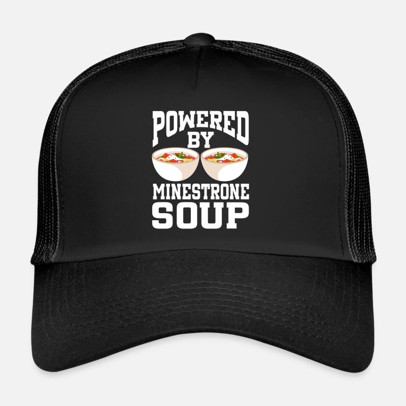 Soupe Powered By Minestrone - Casquette trucker  - noir/noir