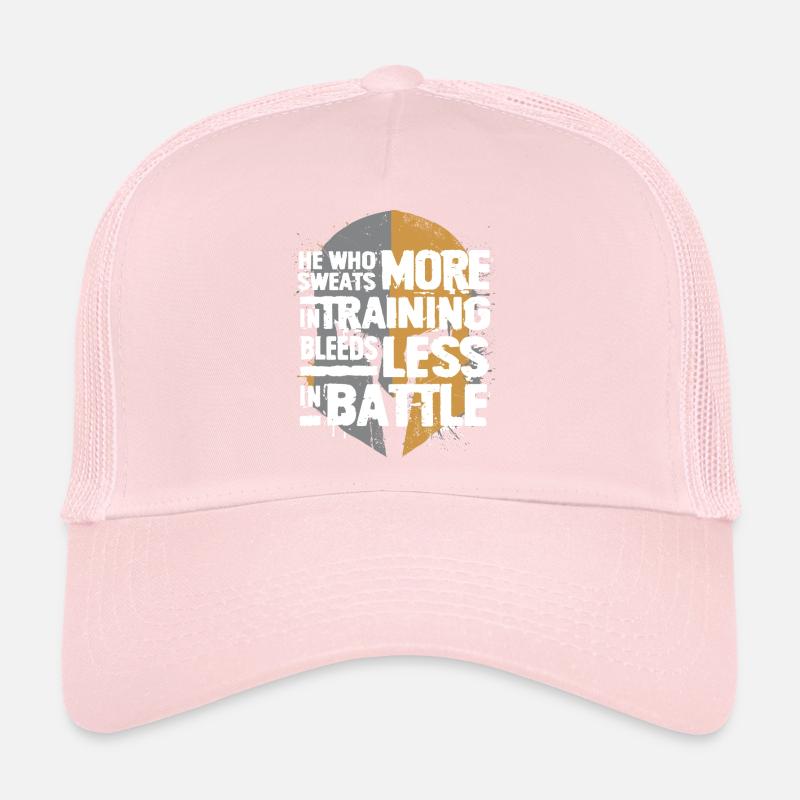 Motivation T shirt White text 01 Trucker Cap