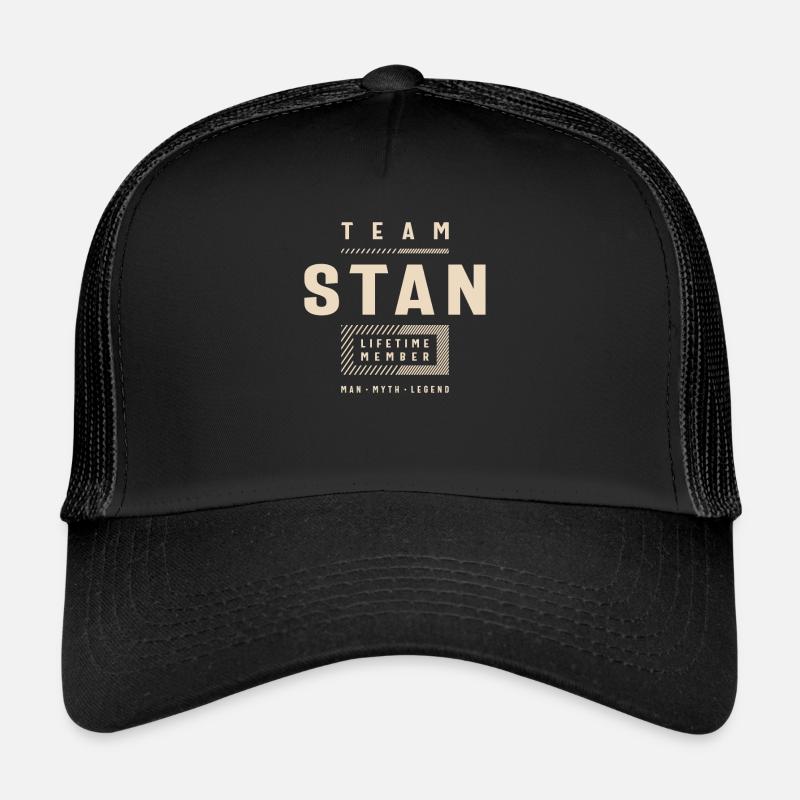 Team Stan Lifetime Member Personalized Name Stan Trucker Cap