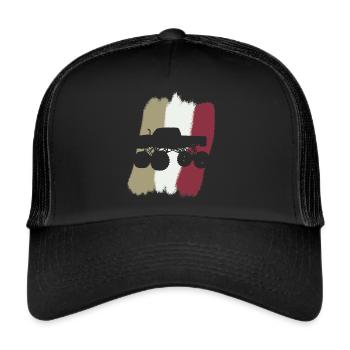 Monster Truck Off-Road Vehicles - Trucker Cap - black/black - Front