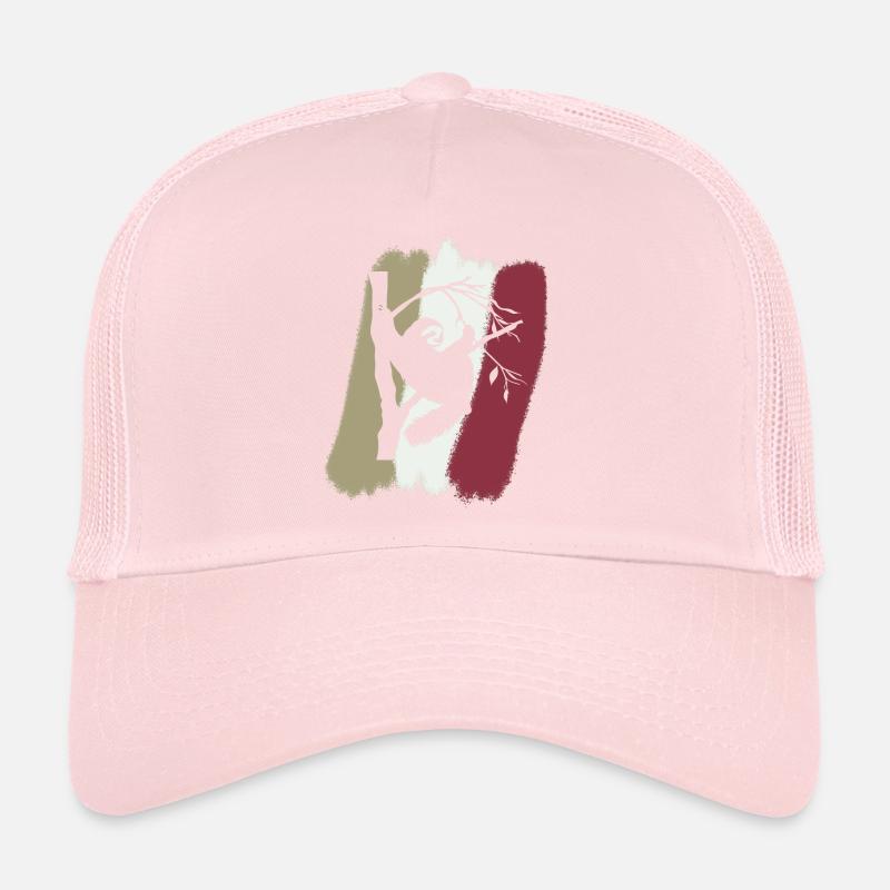 Sloth Chill Sleeping Trucker Cap