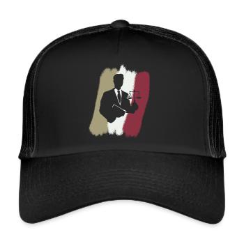 Court Lawyer Insurance - Trucker Cap - black/black - Front