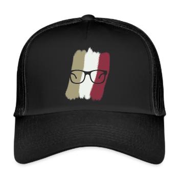 Reading Literature Author - Trucker Cap - black/black - Front