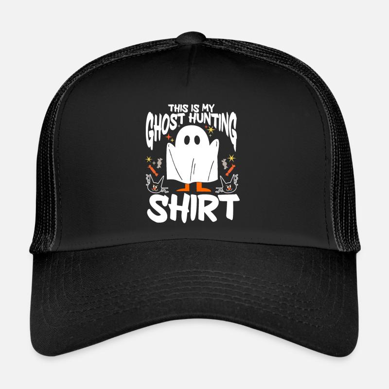 This Is My Ghost Hunting Shirt Paranormal Hunter Trucker Cap