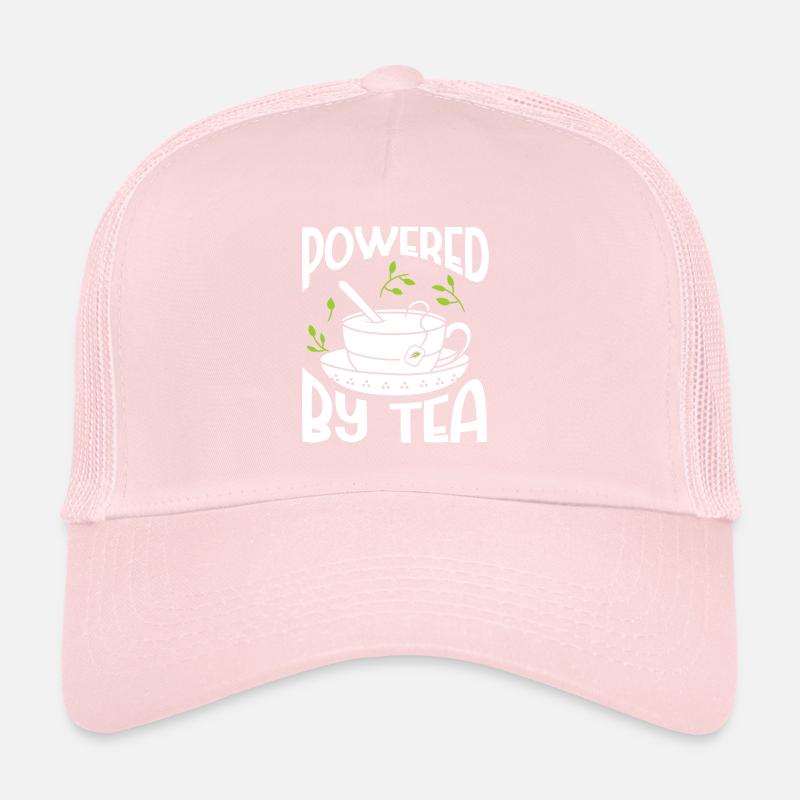 Tea Lover Tea Drinker Quotes Powered By Tea Trucker Cap