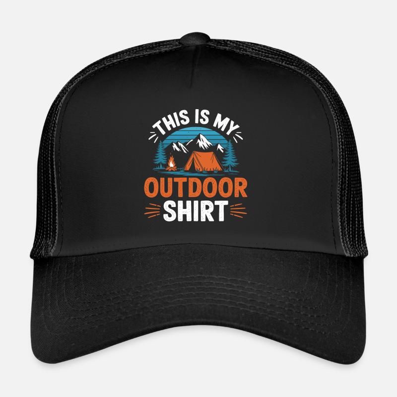 C’est mon Shirt Camping OUTDOOR Casquette trucker 