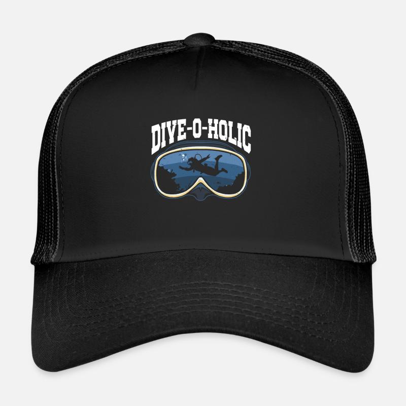 Scuba Diving Diver - Trucker Cap - black/black