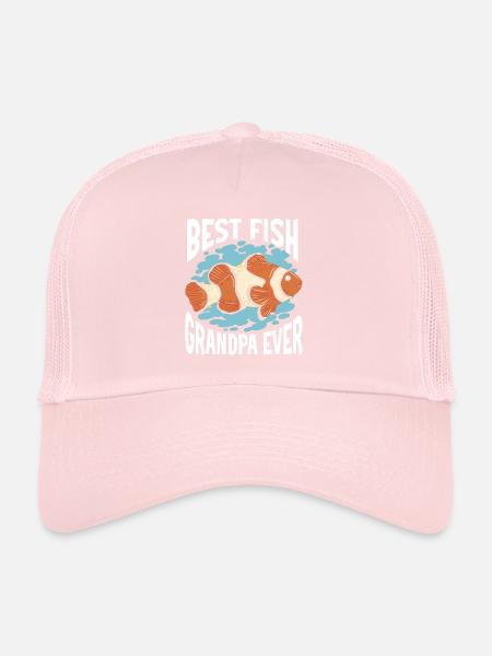 Aquarium Fish Tank Aquarist - Trucker Cap - pale pink - Front