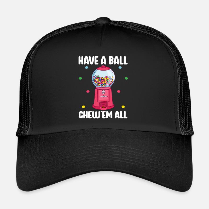 Machine à chewing-gum Machine à chewing-gum Casquette trucker 