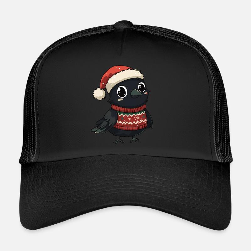 Noël de Corbeau Casquette trucker 