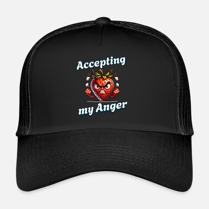 Menstruation Strawberry Week Accepter mon Casquette trucker 