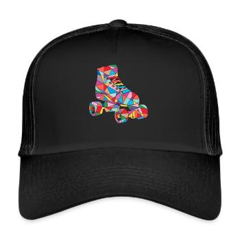 Roller Skate Girls Roller Skating Kids Roller Skates - Trucker Cap - black/black - Front