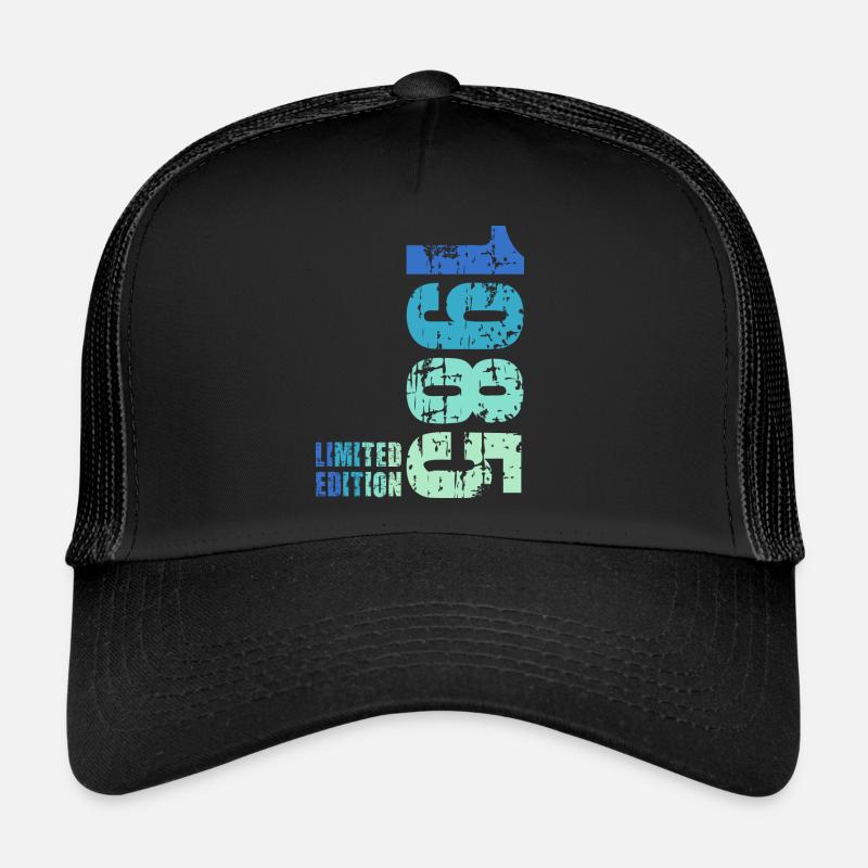 40th Birthday Born in 1985 - Trucker Cap - black/black