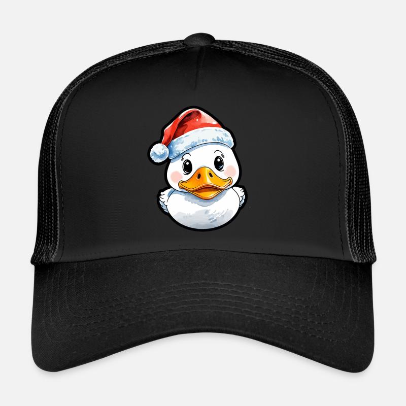 Dessin de Noël de canard Casquette trucker 