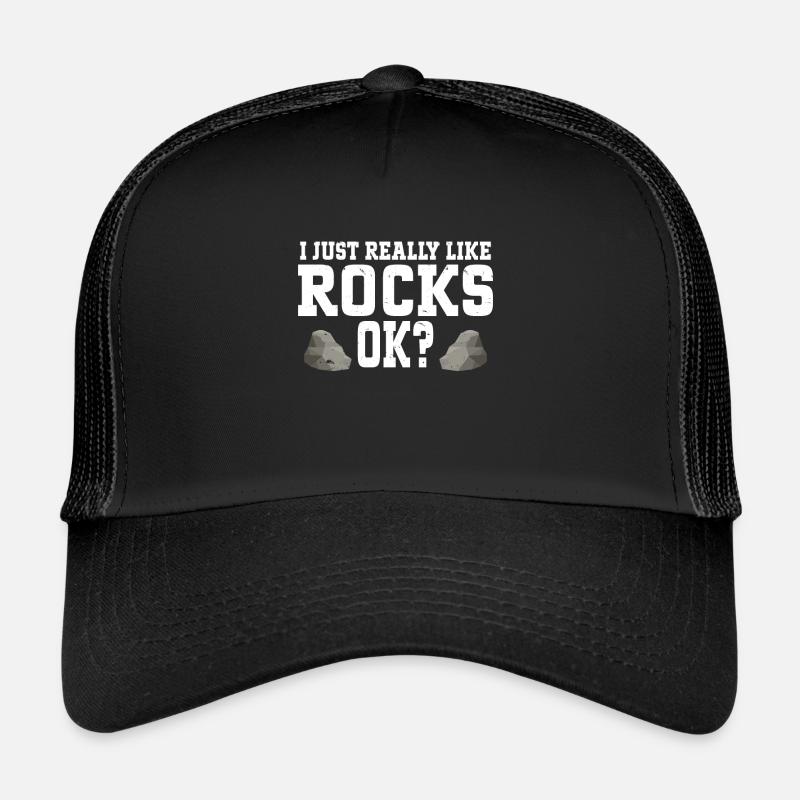 Rock Collector Geology Geologist Trucker Cap