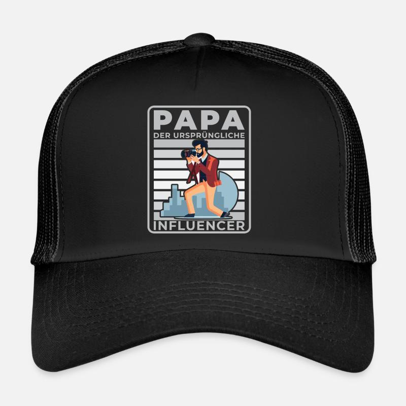Papa : L’influenceur d’origine Casquette trucker 