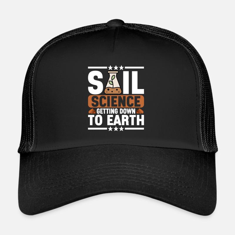 Bodenwissenschaftler Science du sol - Casquette trucker - noir/noir