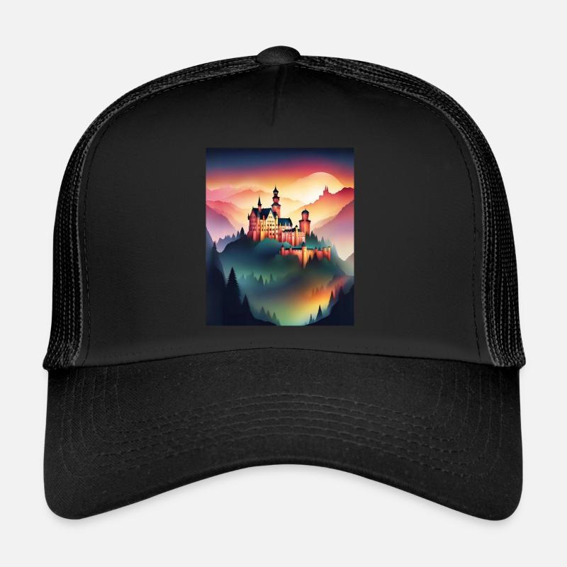 Magnifique château roumain Casquette trucker 