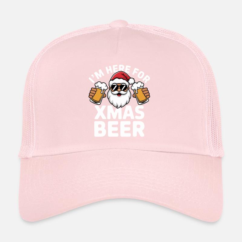 Dicton de Noël à la bière du Père Noël Casquette trucker 