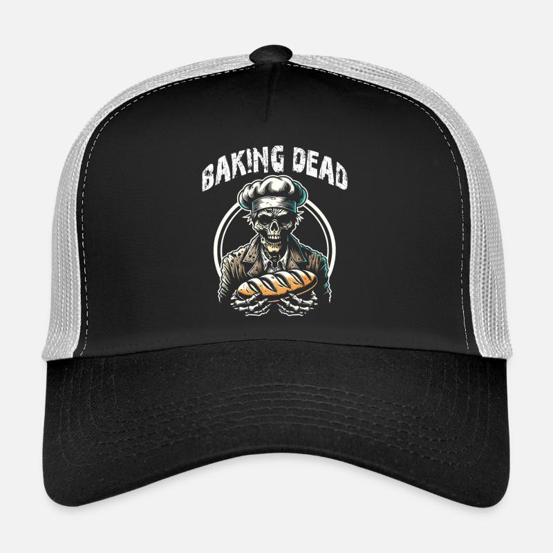Baking Dead Zombie Bäcker gruseliger Bäcker Trucker Cap
