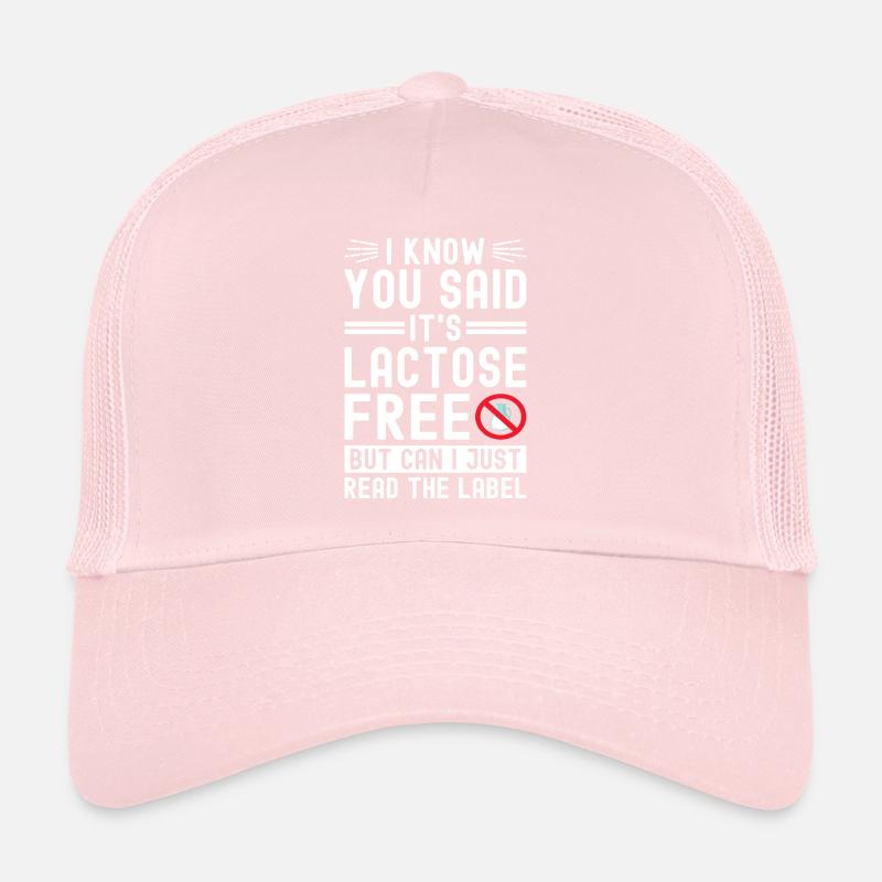 Intolérance au lactose Intolérance au lactose Casquette trucker 