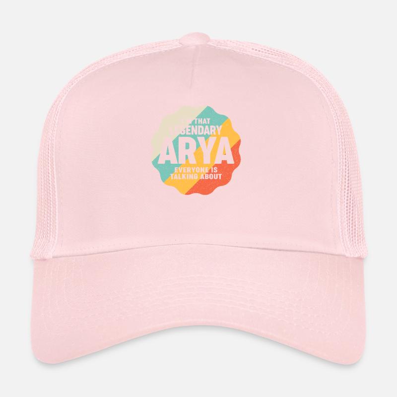 I'm That Legendary Arya Funny Name Arya Trucker Cap