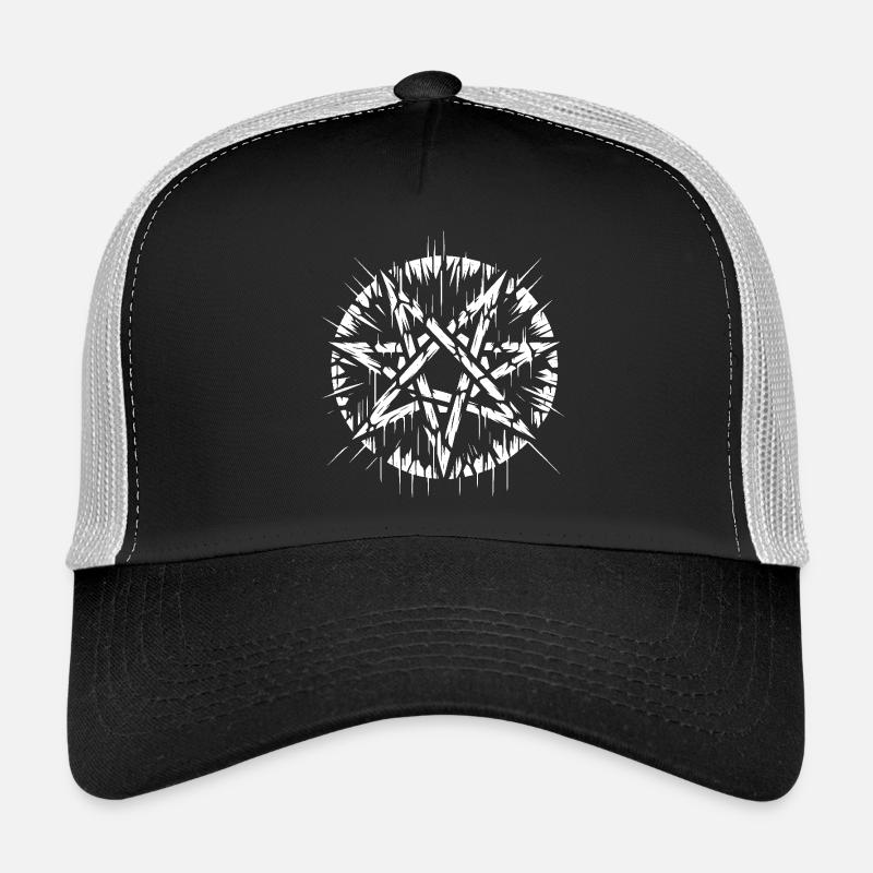 Torn Pentagram Occult Sign Trucker Cap