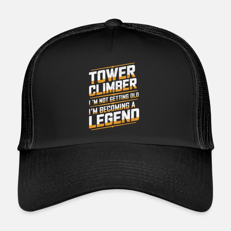 Industrial Climbers Tower Climbers Industrial Climbing Trucker Cap