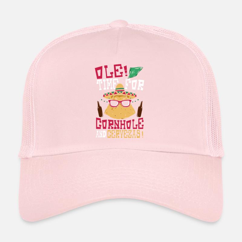 Cornhole et Cervezas Cinco de Mayo Cornhole Casquette trucker 