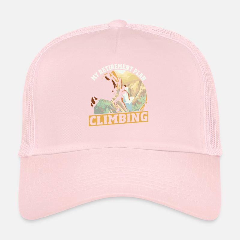 Wall climbers Rock climbing Retirement provision Climbing Trucker Cap