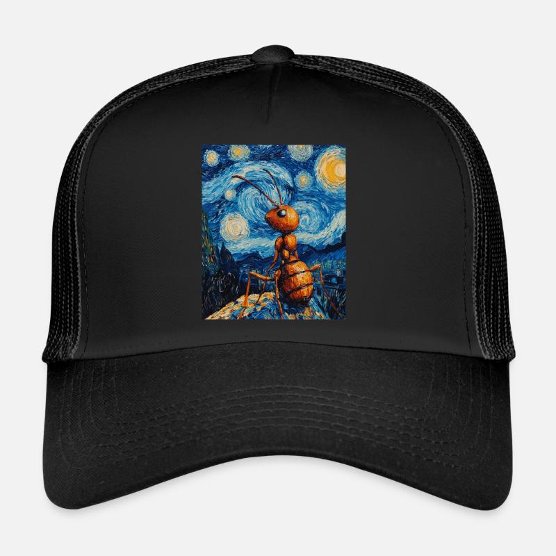 Ameise - Trucker Cap - Schwarz/Schwarz
