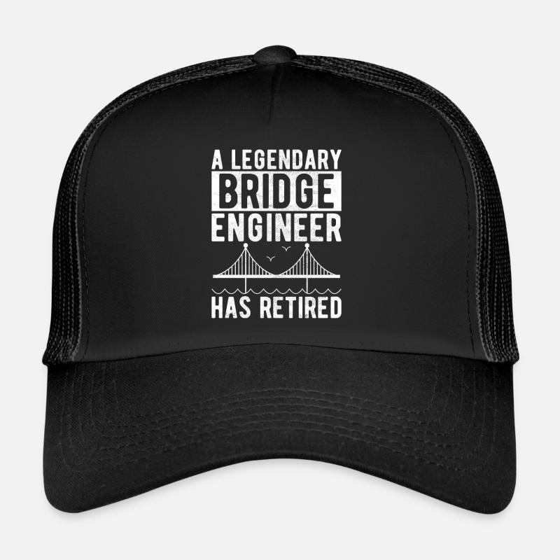 Bridge Engineer Bridge Construction Trucker Cap