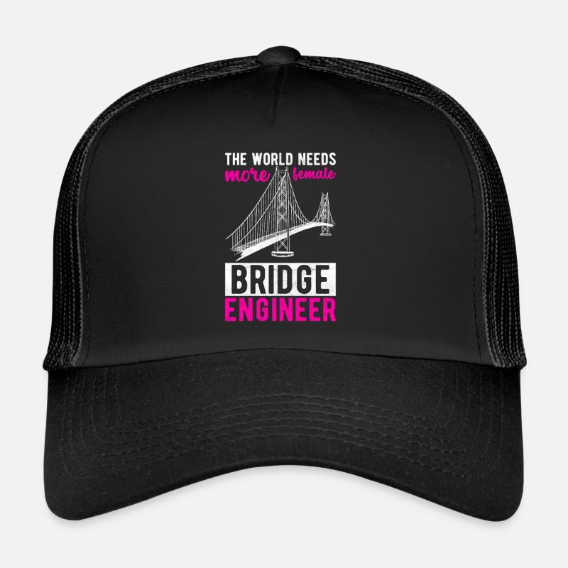Bridge Engineer Bridge Construction Trucker Cap