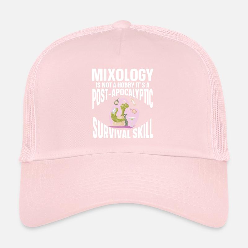 Mixologist Barkeepker Bartender Mixology Trucker Cap
