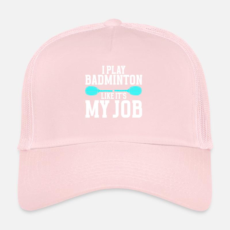 Badminton Player Trucker Cap