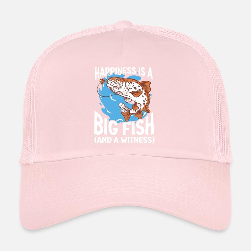 Conception de pêche Fish Lover Fisherman Casquette trucker 